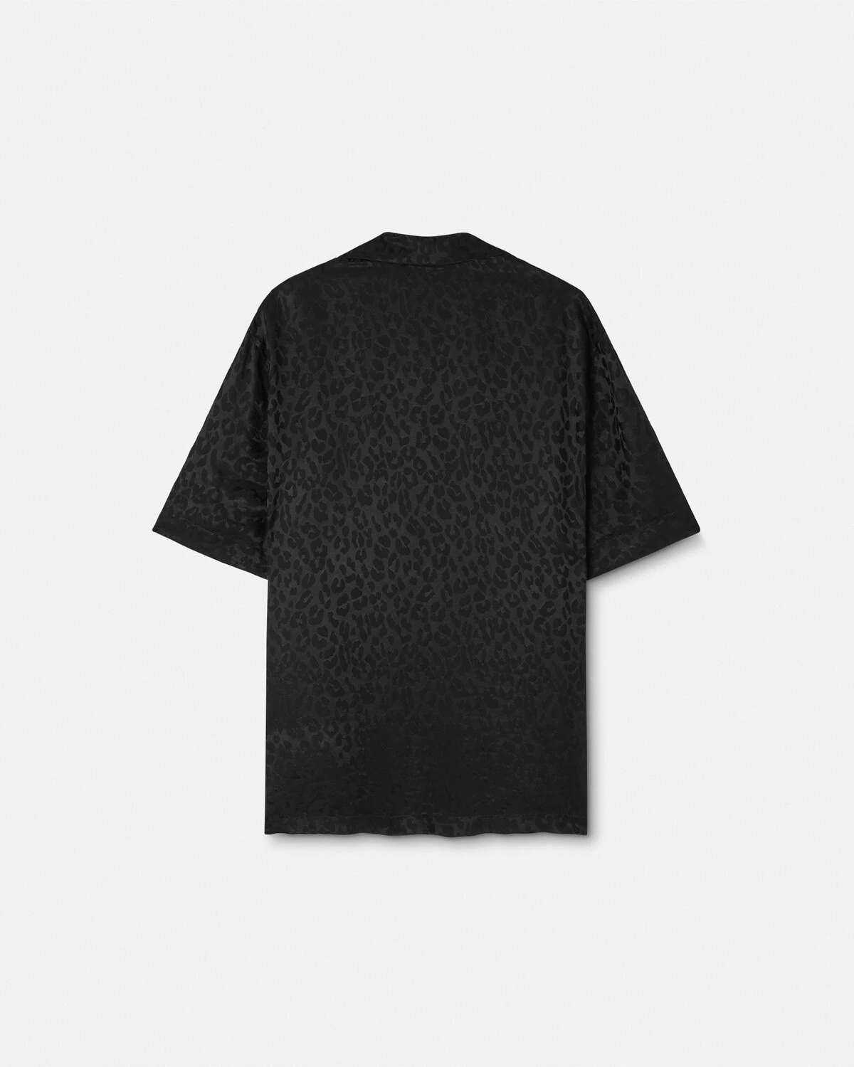 Leopard Jacquard Satin Shirt - 3