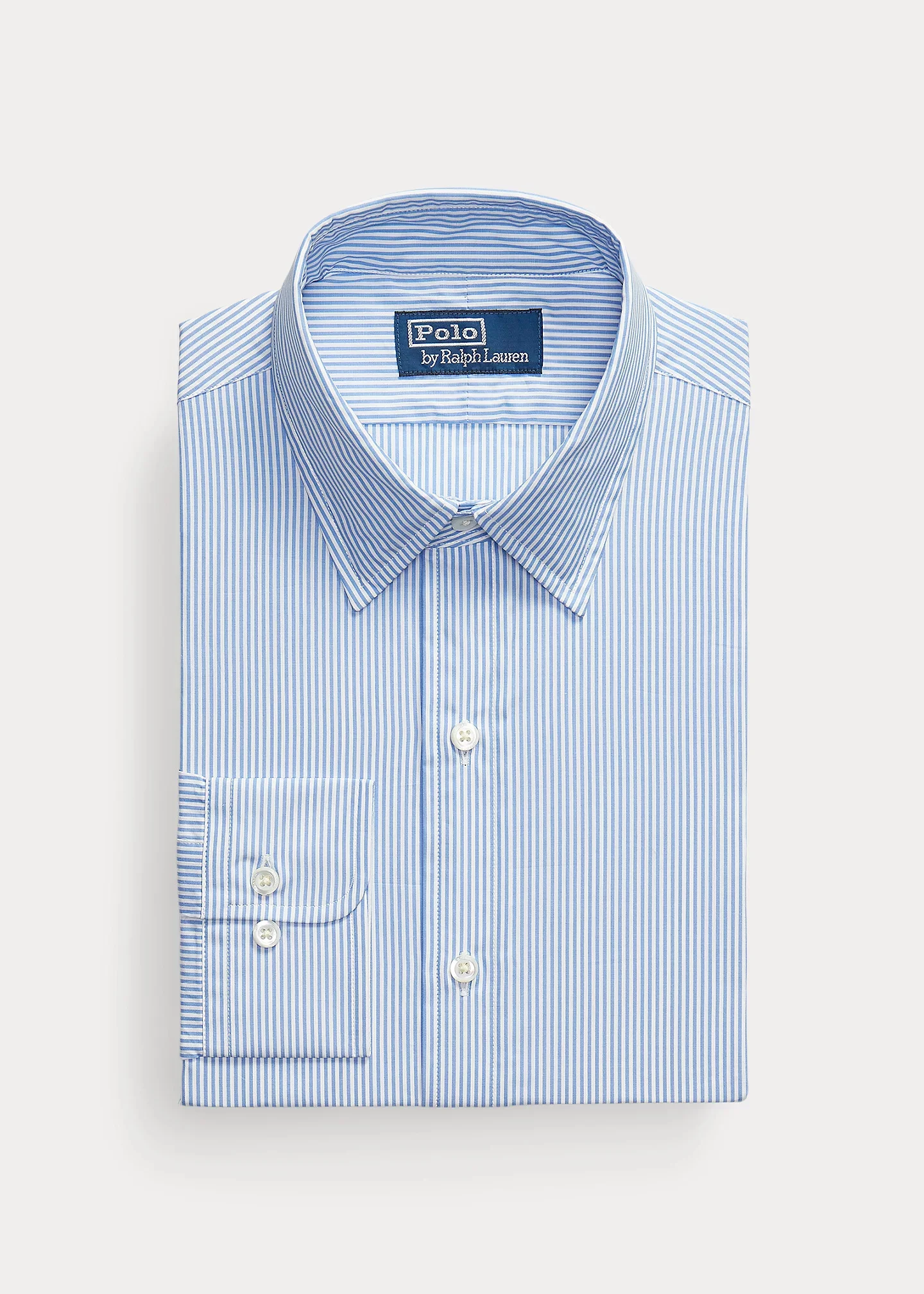 Classic Fit Striped Poplin Shirt - 1