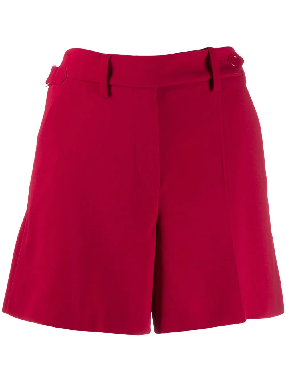 side buttoned fastening shorts - 1