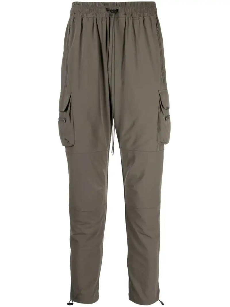 drawstring-waistband track pants - 1