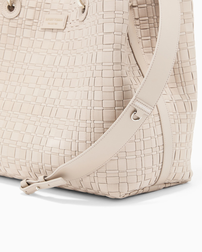 MYEA MEDIUM SHOPPER BAG IN WOVEN NYLON 5