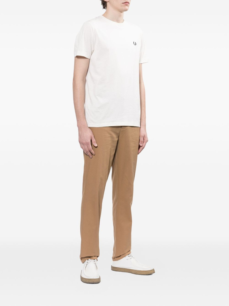 Fred Perry logo-embroidered crew neck T-shirt outlook