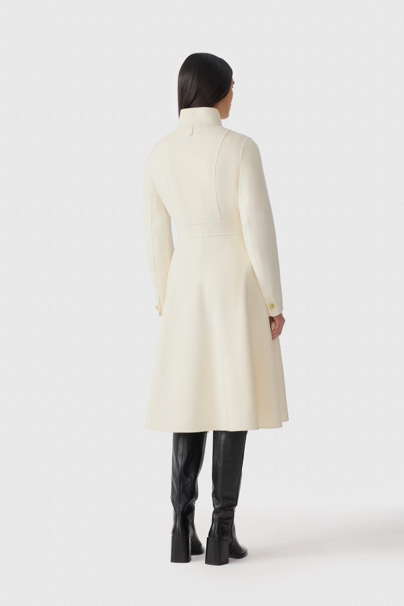 ANNIA Asymmetrical Wool Coat 5