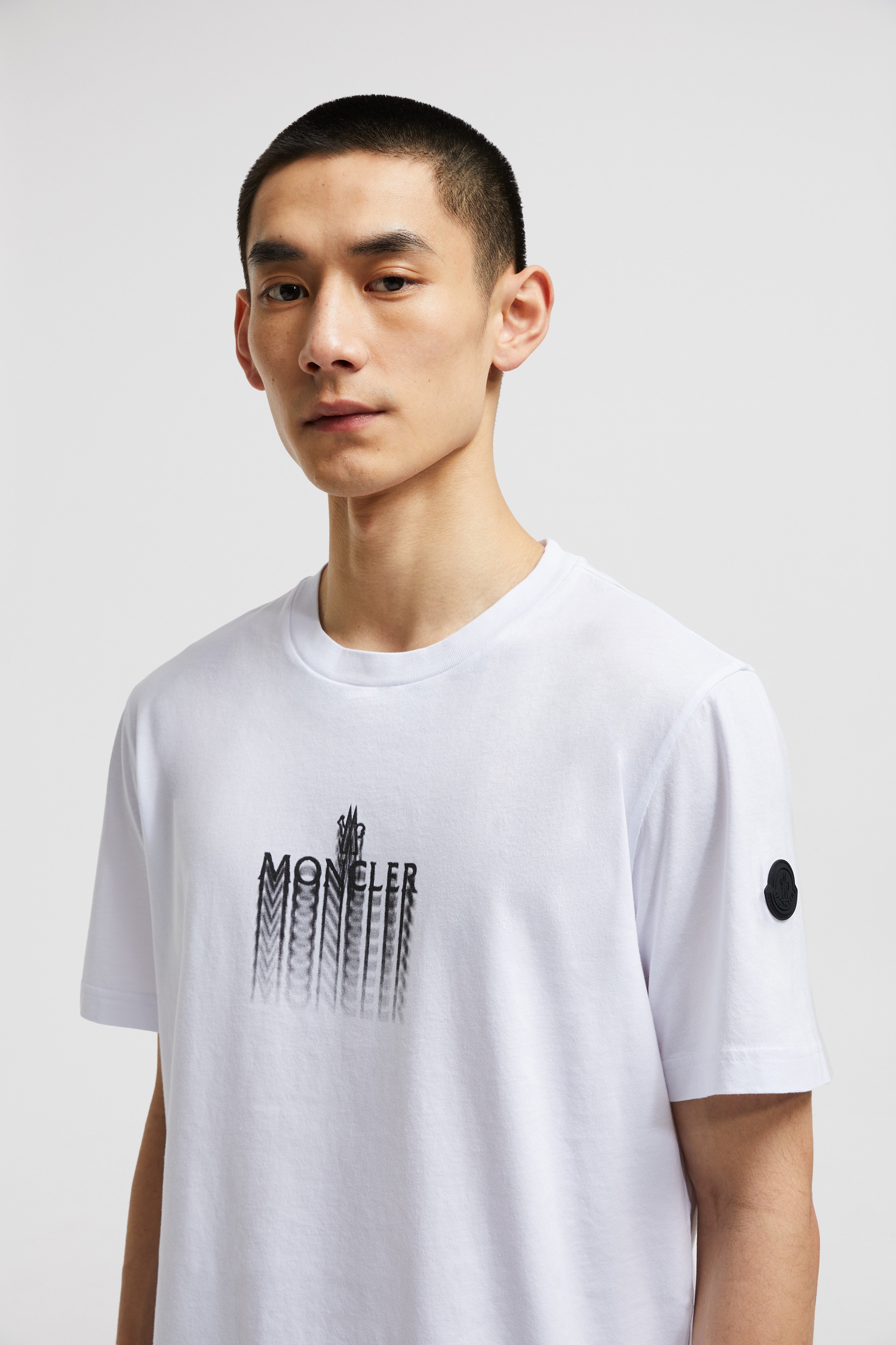 Faded Logo Cotton T-Shirt - 4