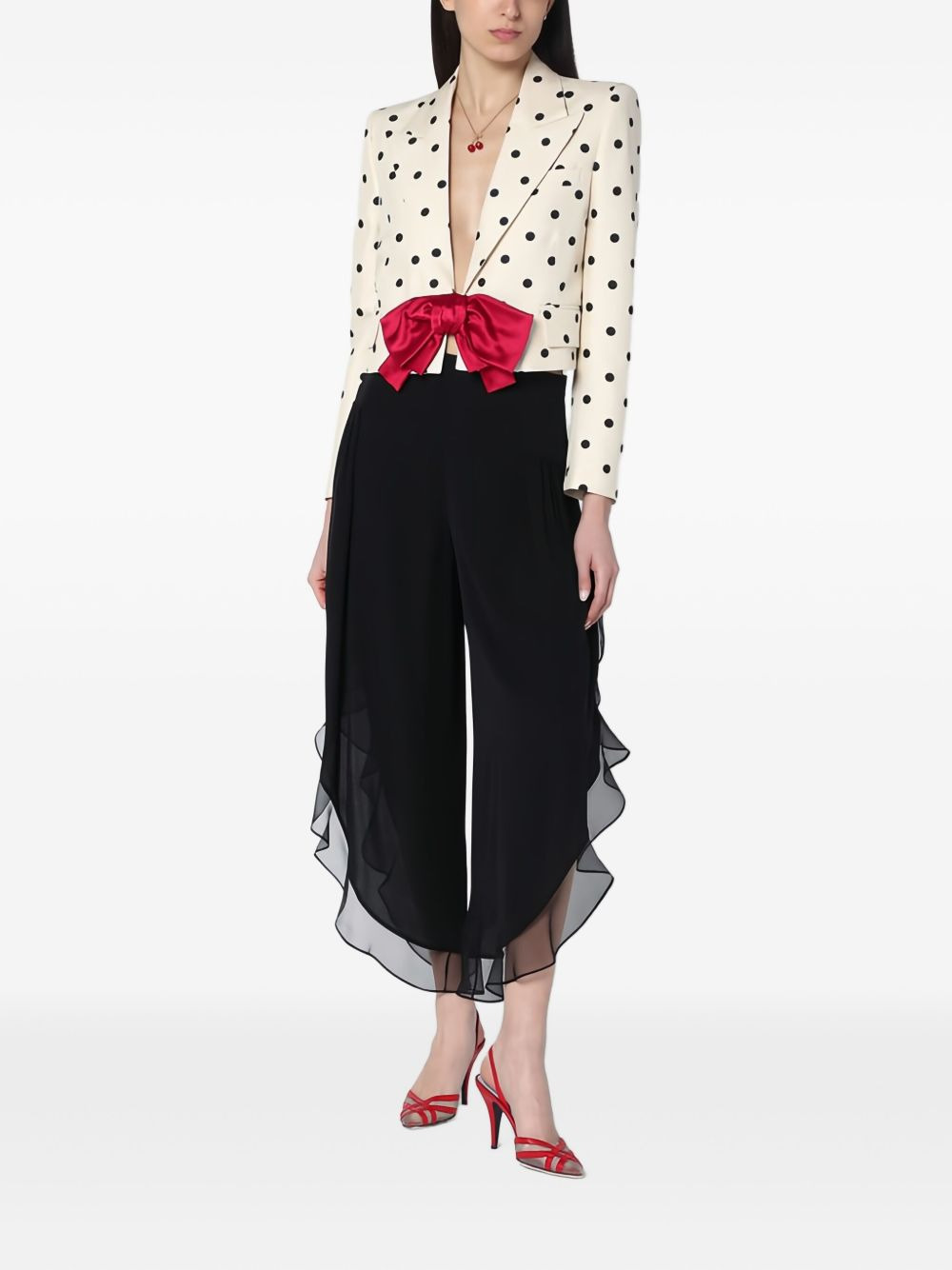 georgette ballon trousers - 2