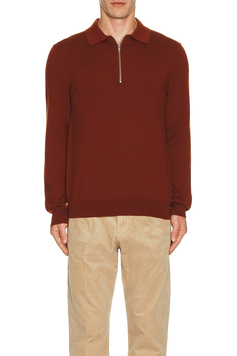 Sergio Zip Polo Sweater - 3