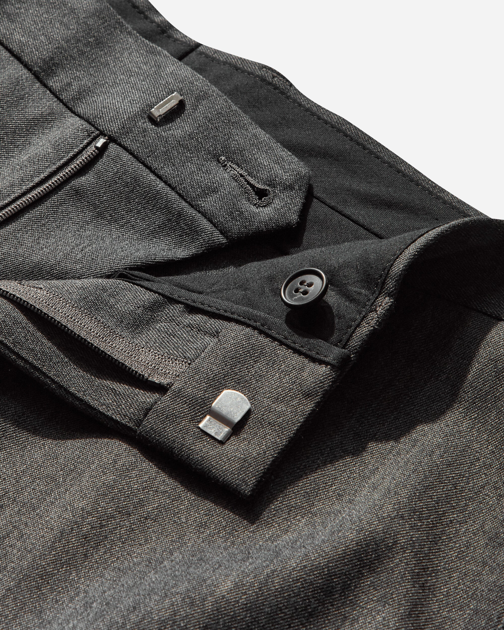 Men's Tailored Trousers Dark Grey - 3