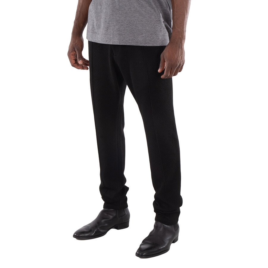 Emporio Armani Knitted Cotton Blend Trousers - 4