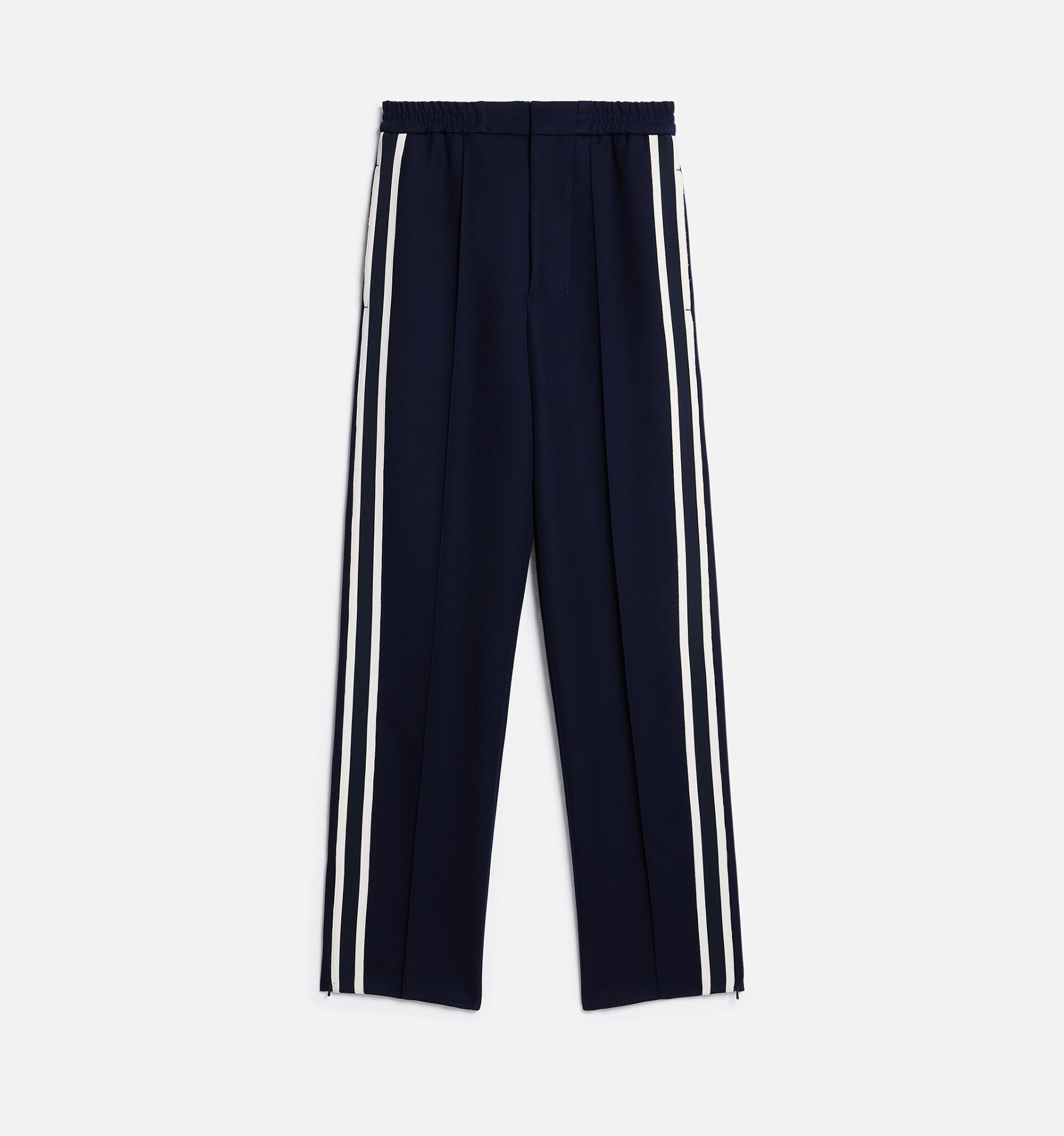 Elasticated Waist Pants With Ribbon - 5