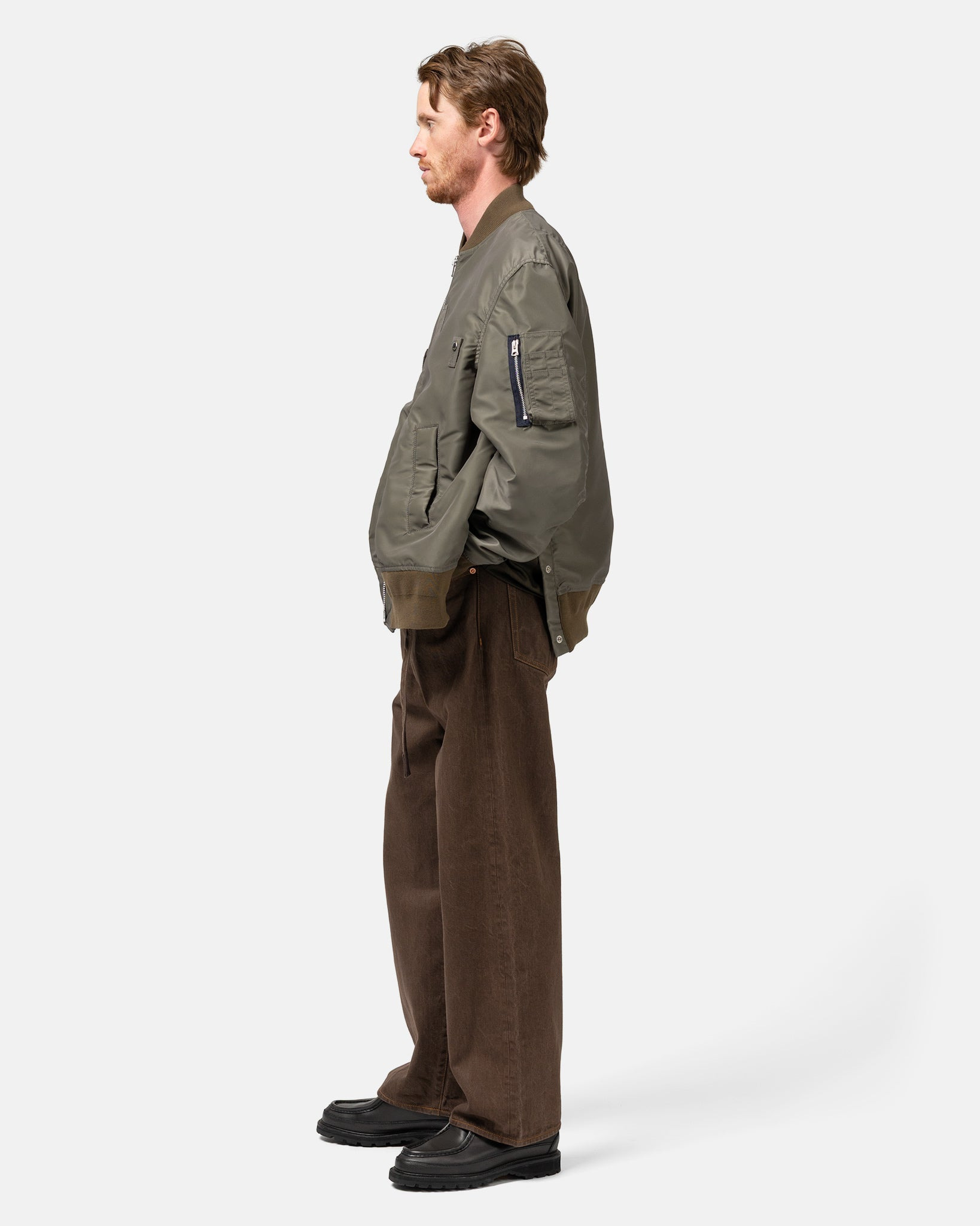 Denim Pants Brown - 3