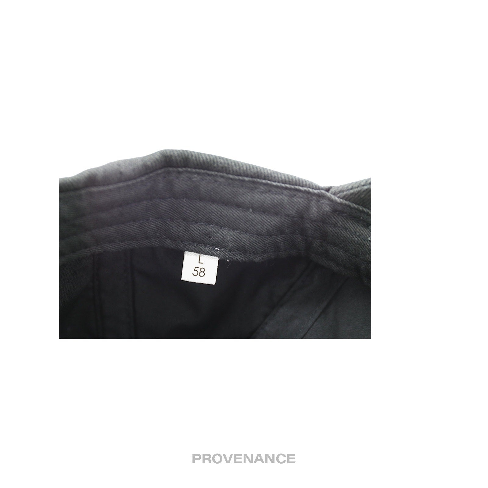 Balenciaga Embroidered Logo Cap - Washed Black - 10