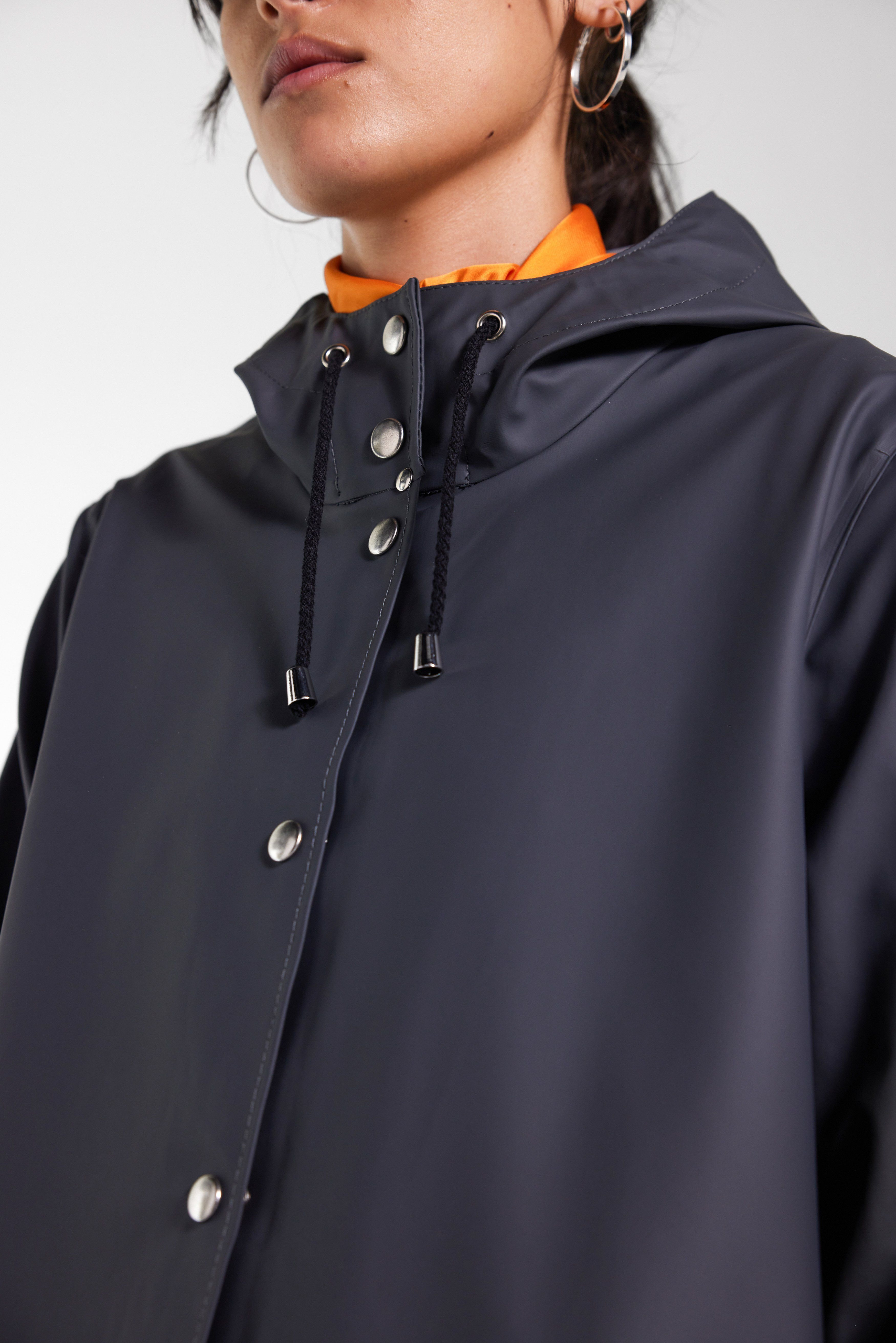Mosebacke Lightweight Raincoat Charcoal - 3