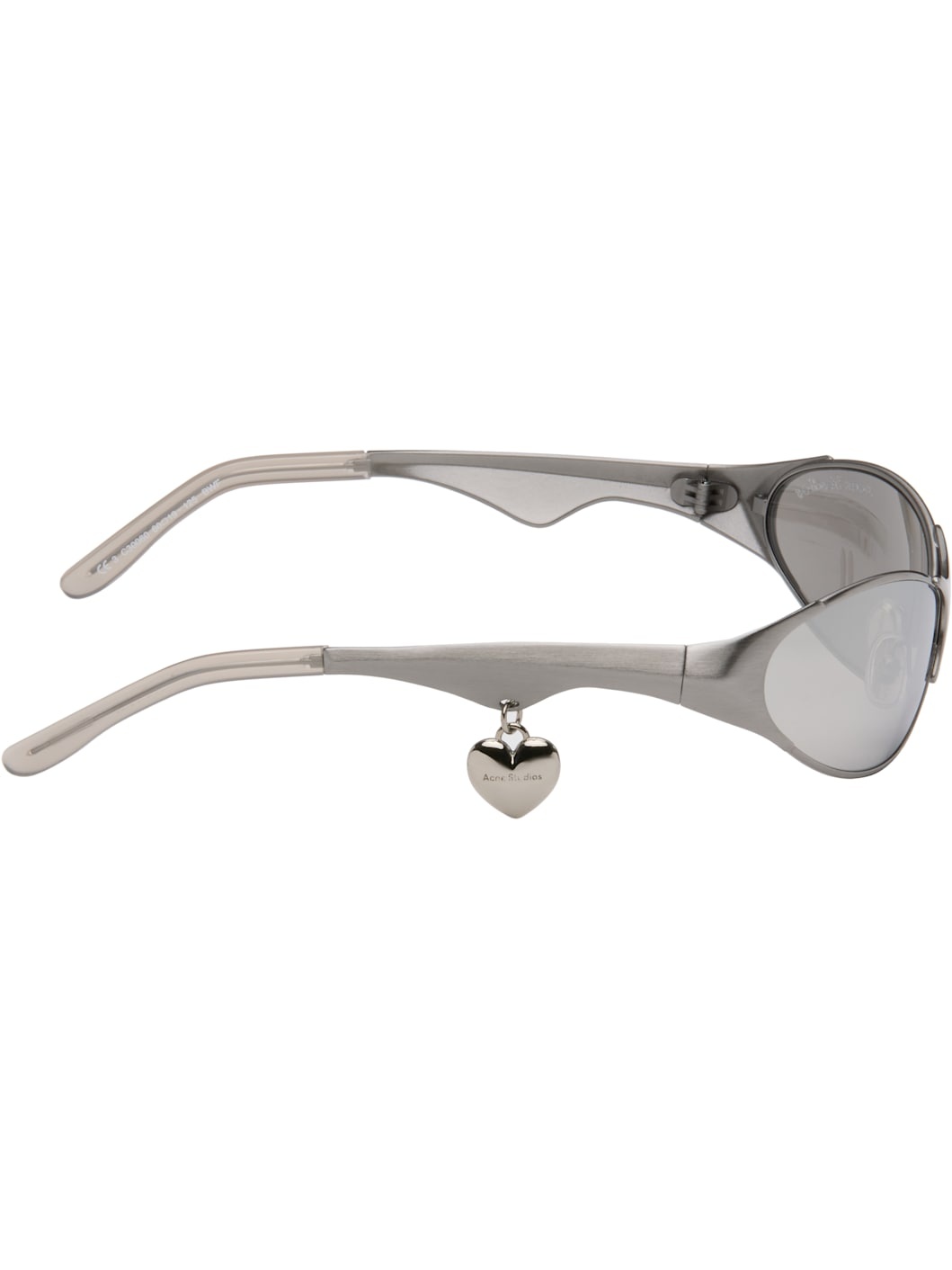 Silver Metal Frame Charm Sunglasses - 2