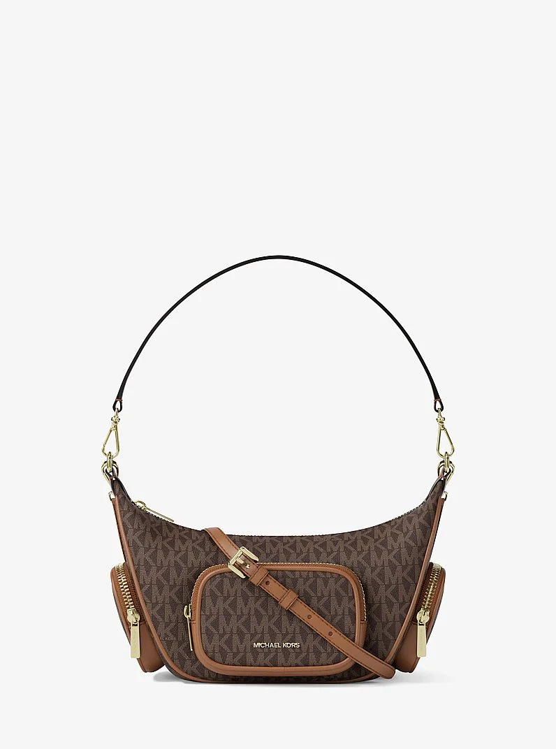 Merritt Small Signature Logo Convertible Shoulder Bag - 1