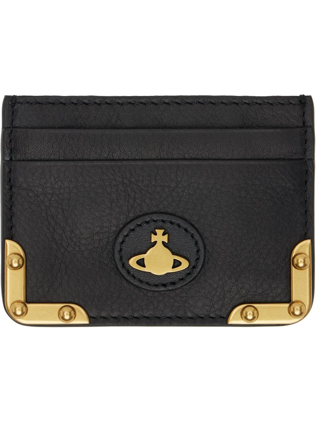 Black Flat Orb Card Holder - 1