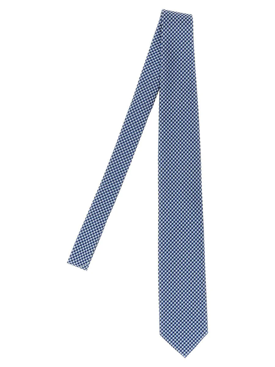 Tom Ford Tonal Star Tie - 1