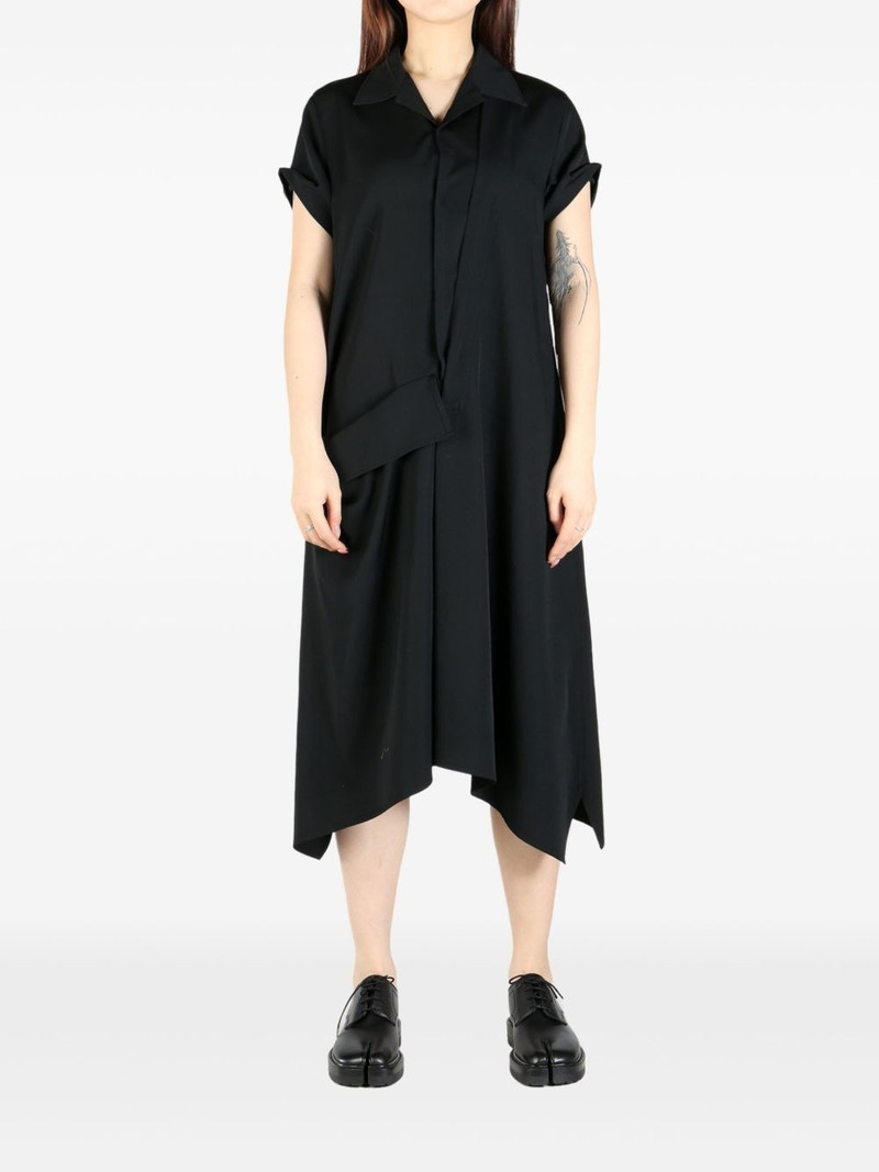 Yohji Yamamoto wool midi dress outlook