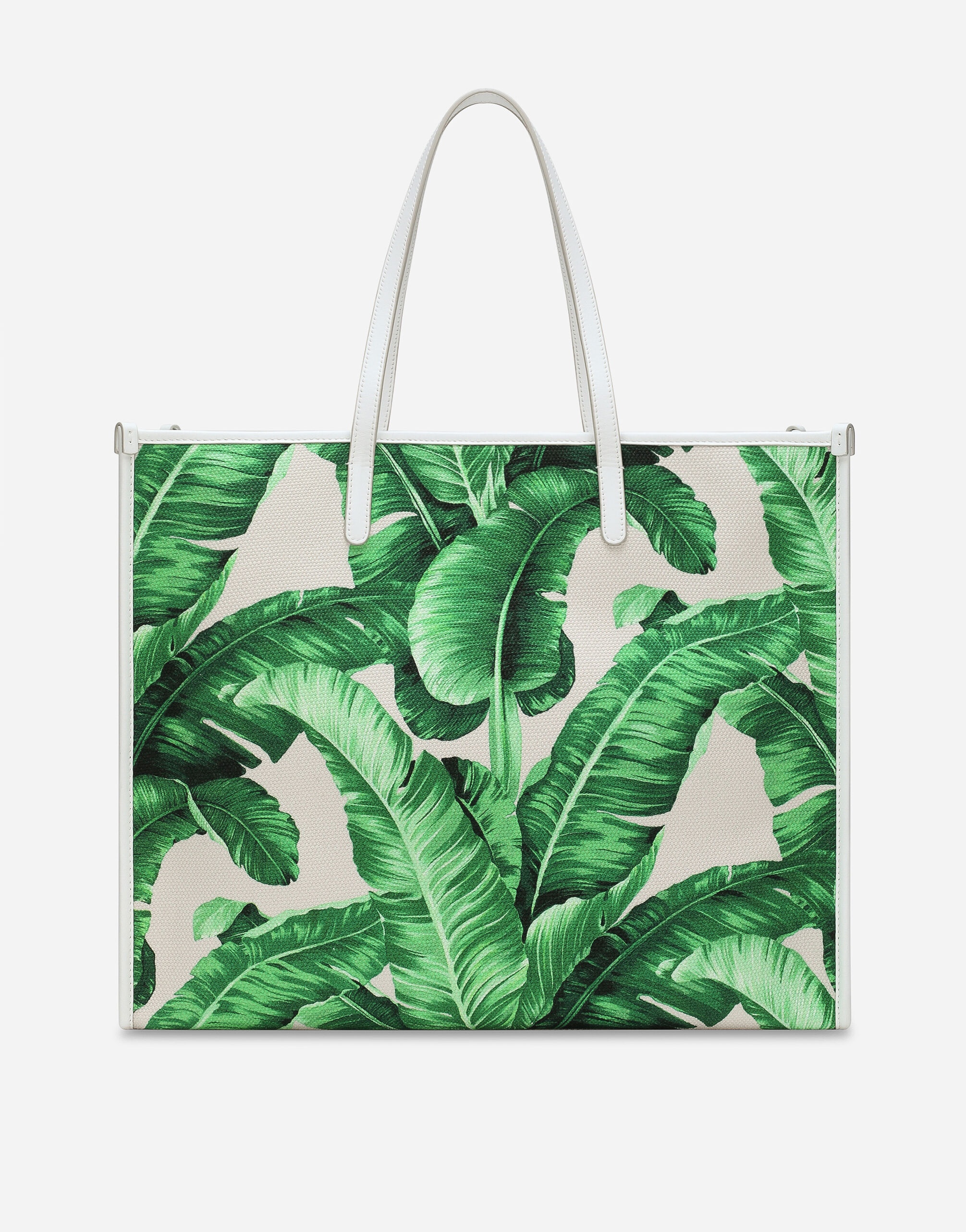 Large printed canvas shopper - 3
