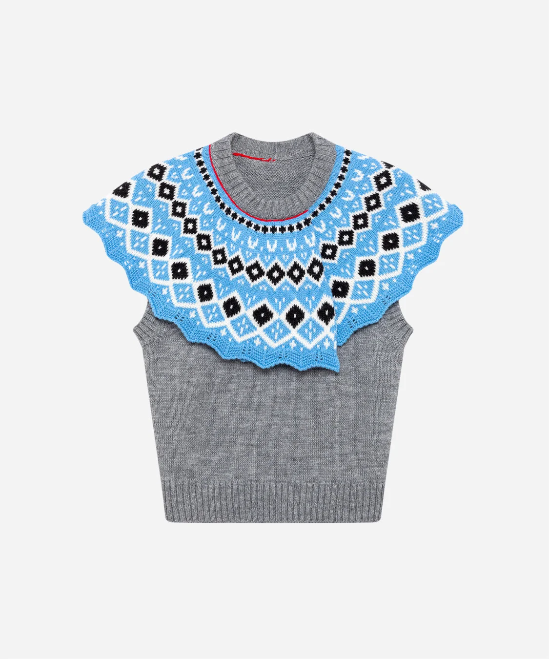Vest with cape collar - 1
