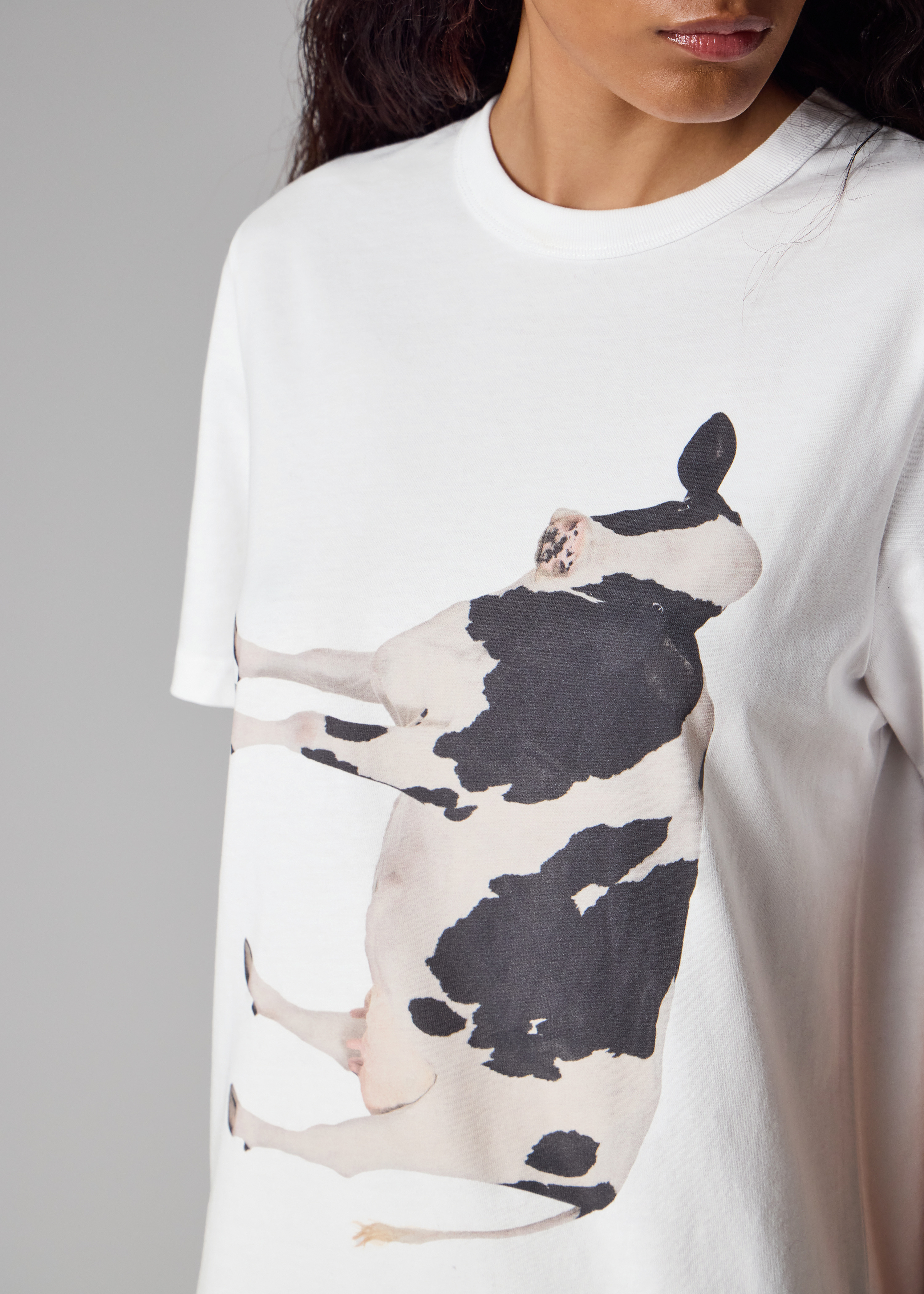 Paul Smith loves Barbour - Cow Print T-Shirt - 9