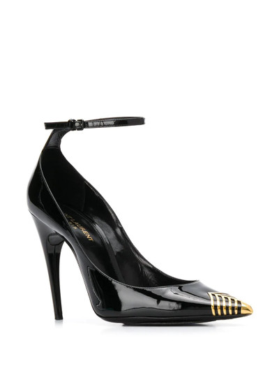 SAINT LAURENT 7 contrasting toe cap pumps outlook