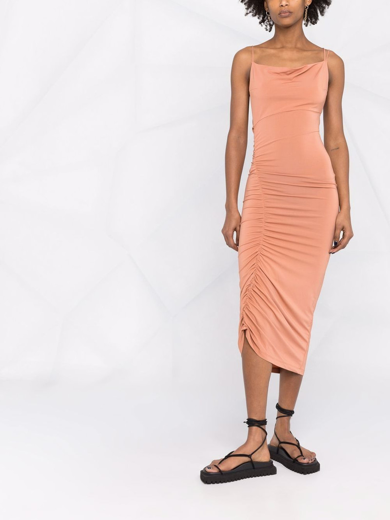 THE ANDAMANE Irina draped midi dress outlook
