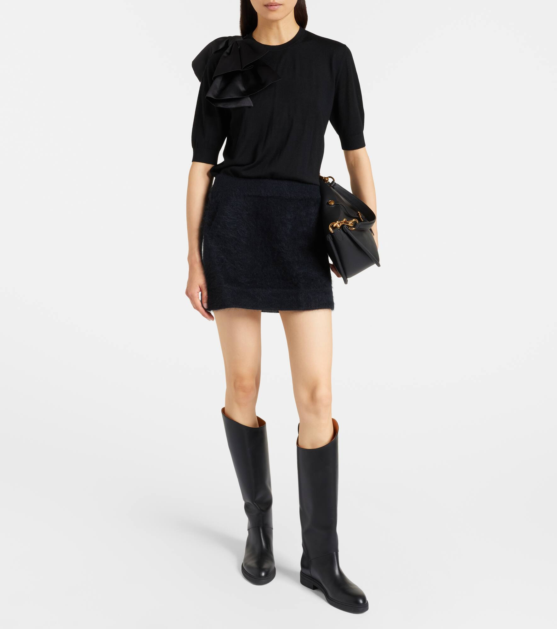 Chic Merino virgin wool ruffled sweater - 2