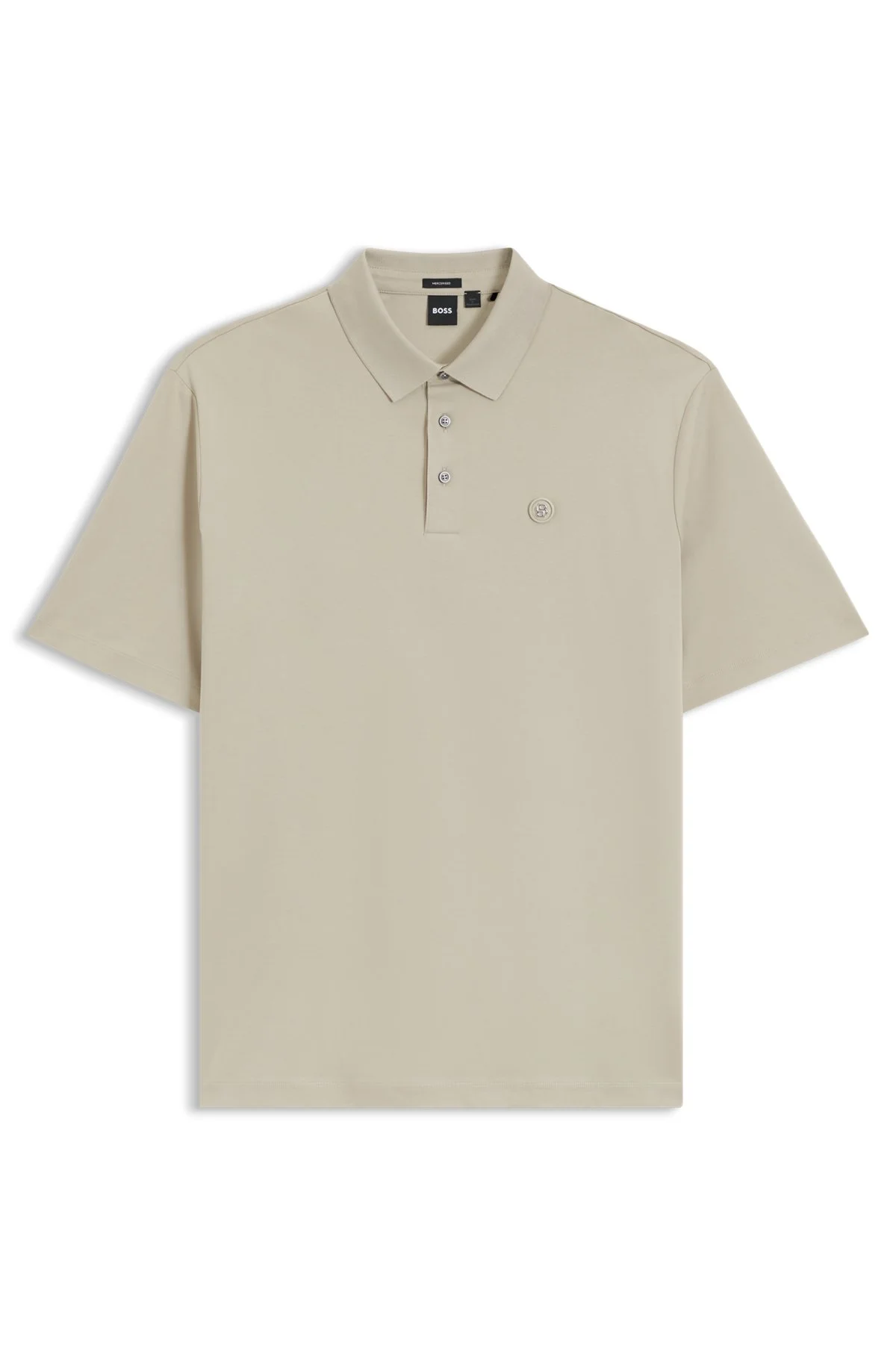 REGULAR-FIT POLO SHIRT IN MERCERIZED COTTON - 1
