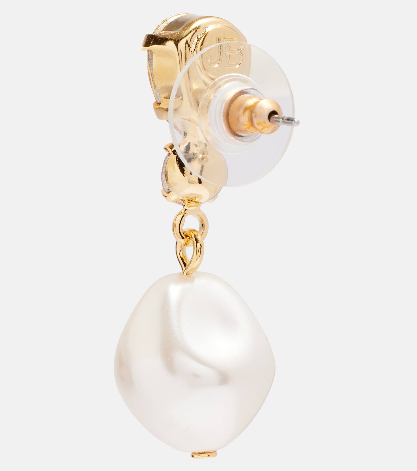 Kristina gold-plated drop earrings - 5