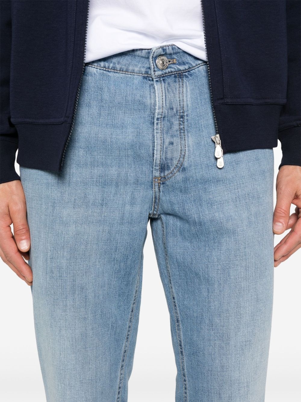 logo-patch jeans - 5