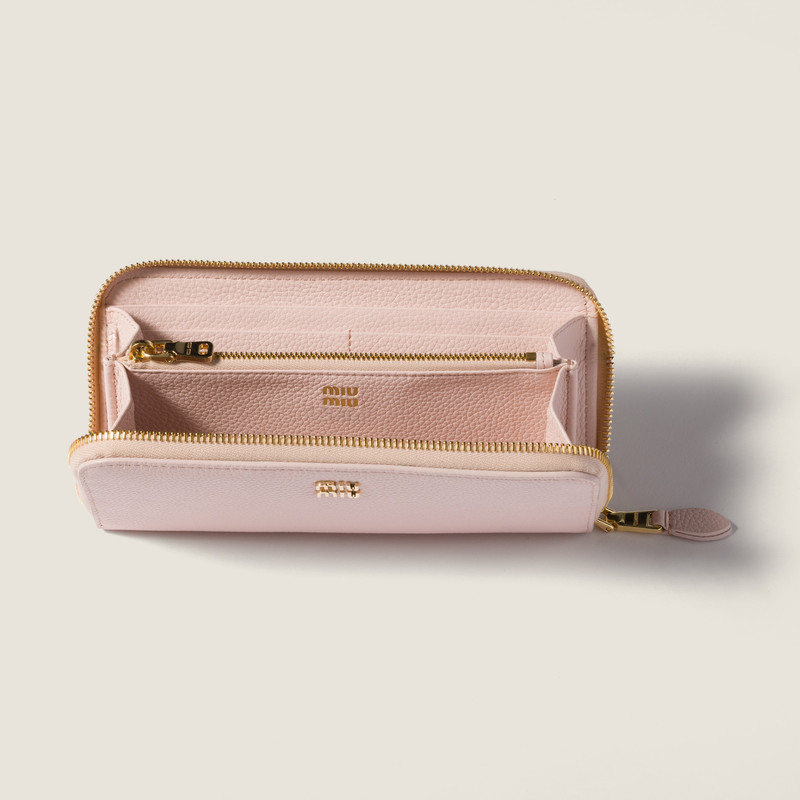 Miu Miu Large leather wallet outlook