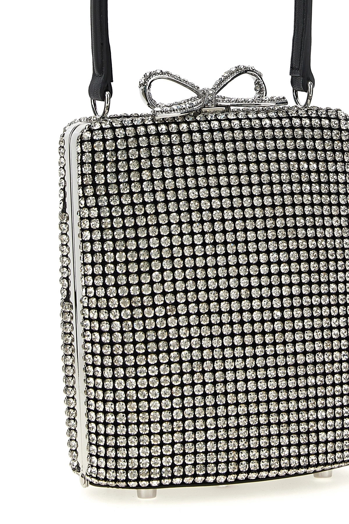 'Silver Crystal Fishnet' handbag - 4