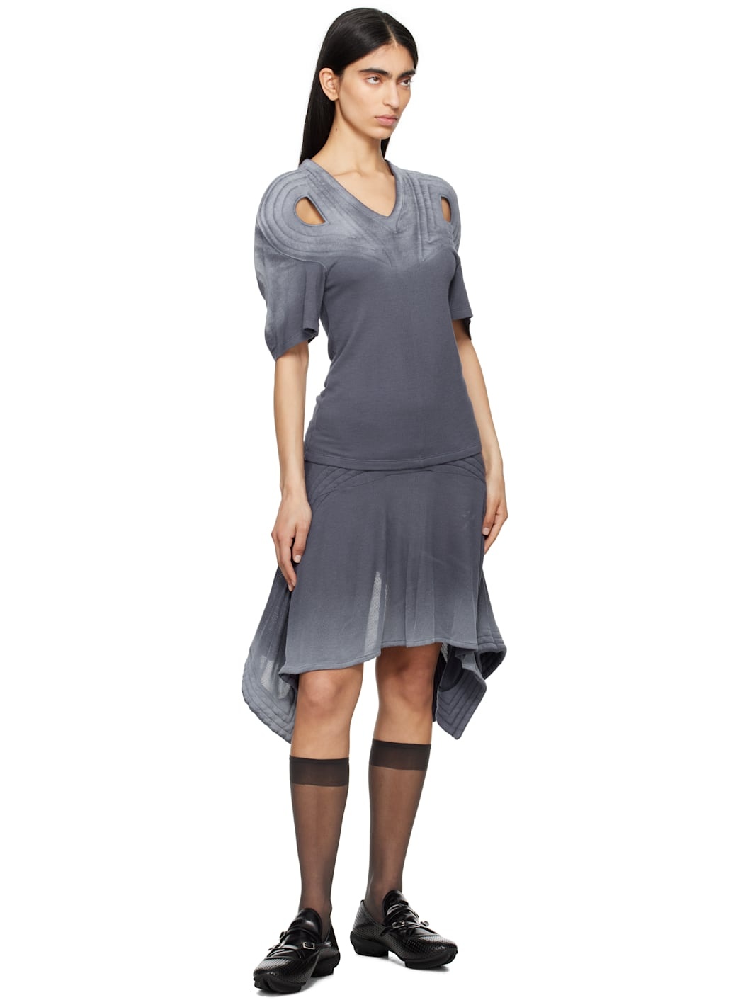 Navy Celritatem Padded T-shirt - 4