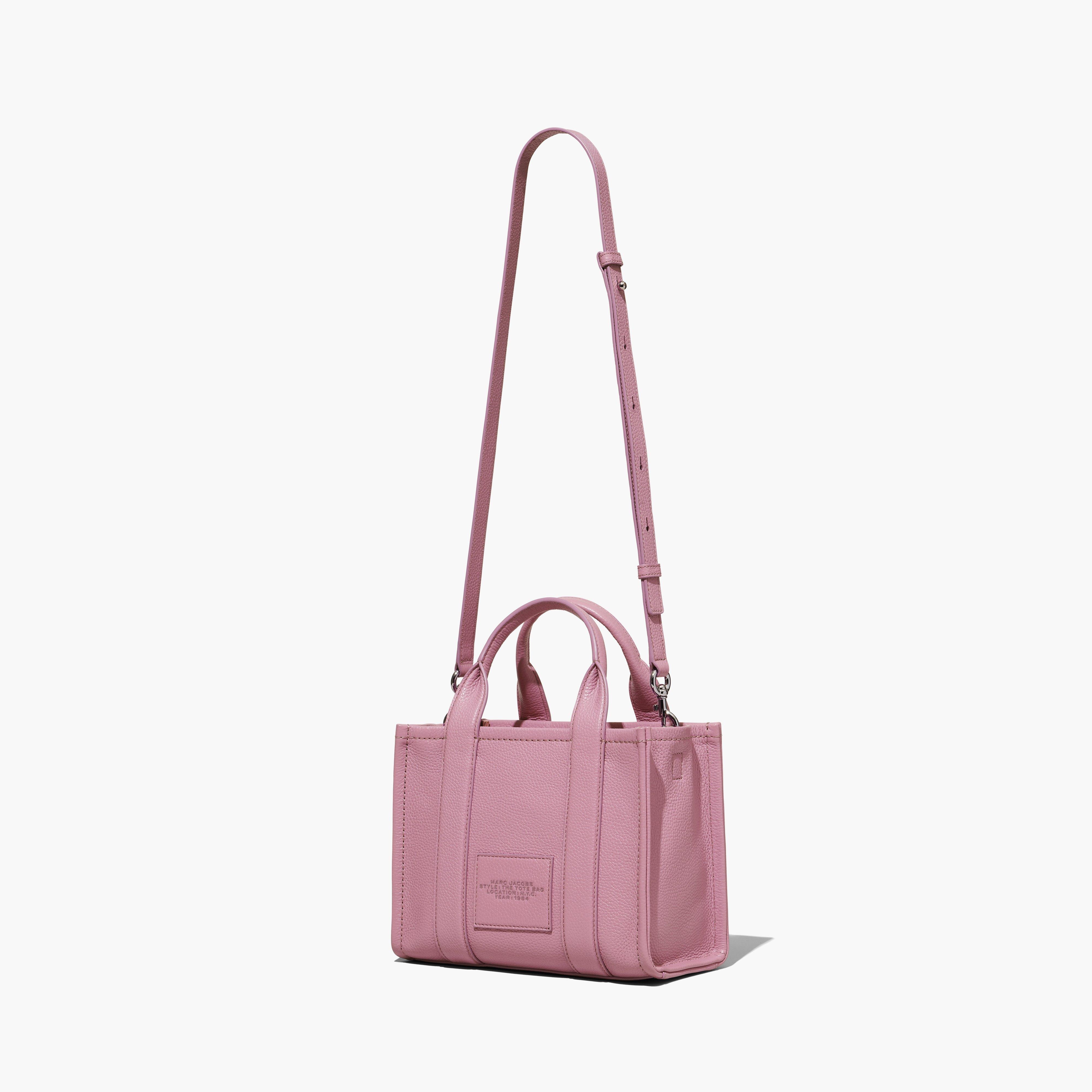 Marc Jacobs The Leather Mini Tote Bag in Pink