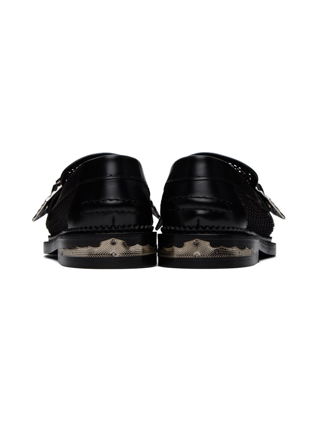 SSENSE Exclusive Black Hardware Loafers - 2