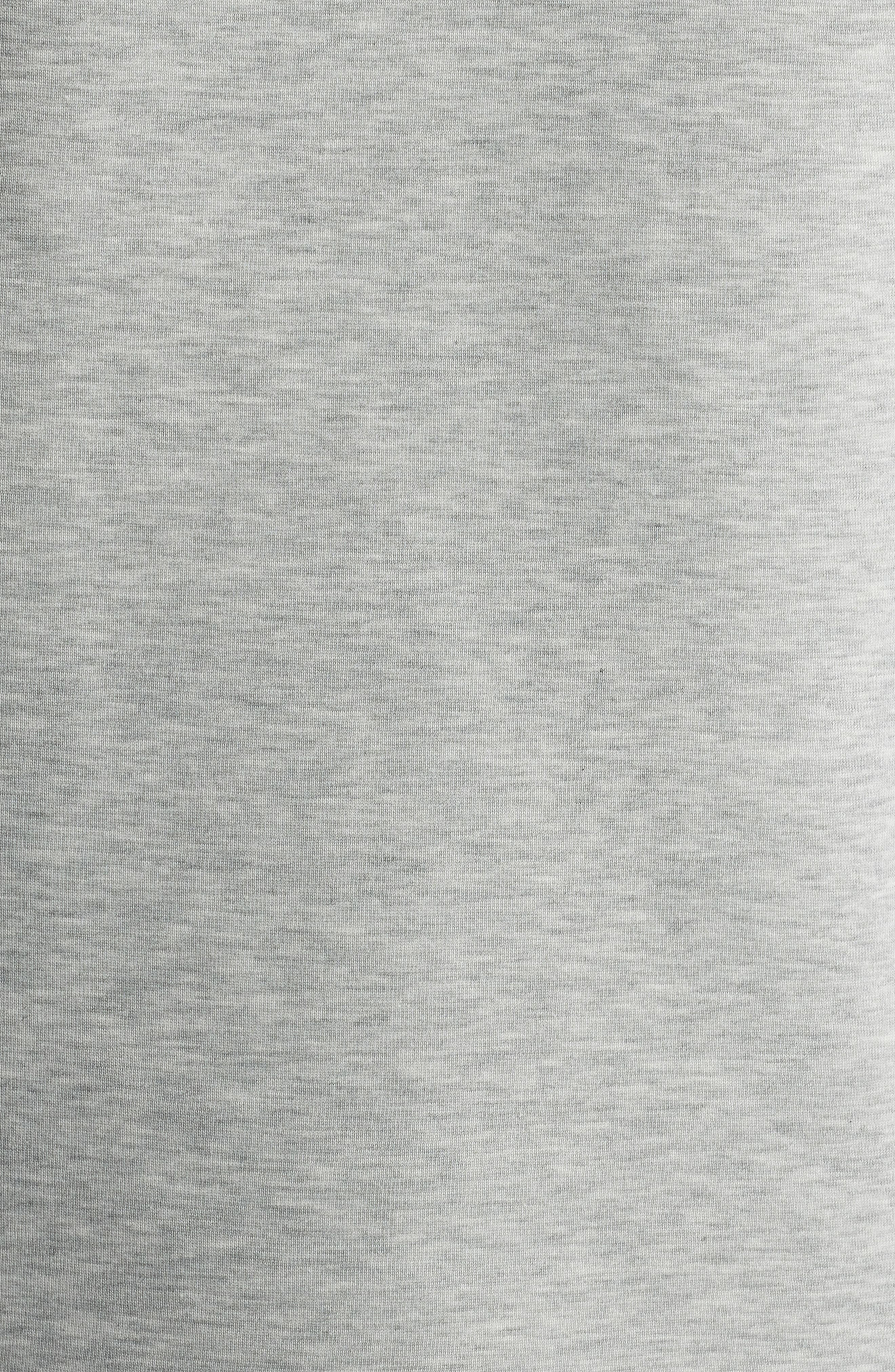 Nike Tech Windrunner Zip Hoodie in Dark Grey Heather/Black at Nordstrom - 6
