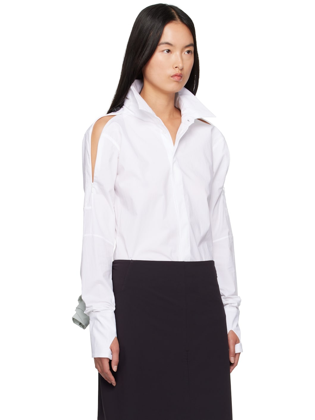 White Hood Shirt - 2