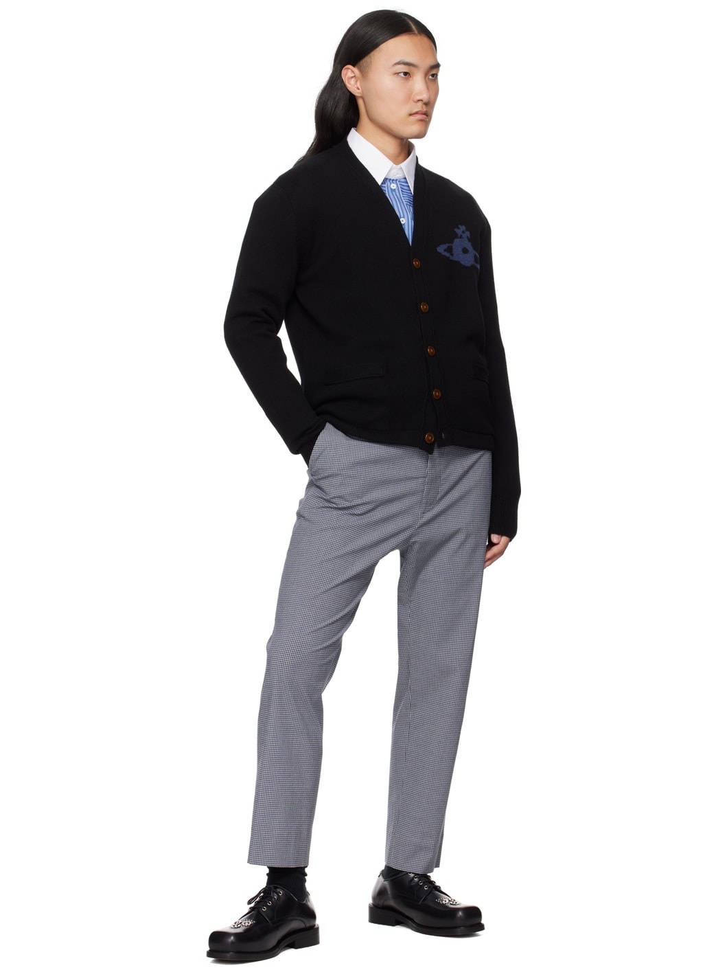 Black & White Cruise Trousers - 4