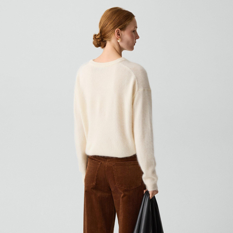 Drawstring Sweatshirt in Airy Cashmere 3