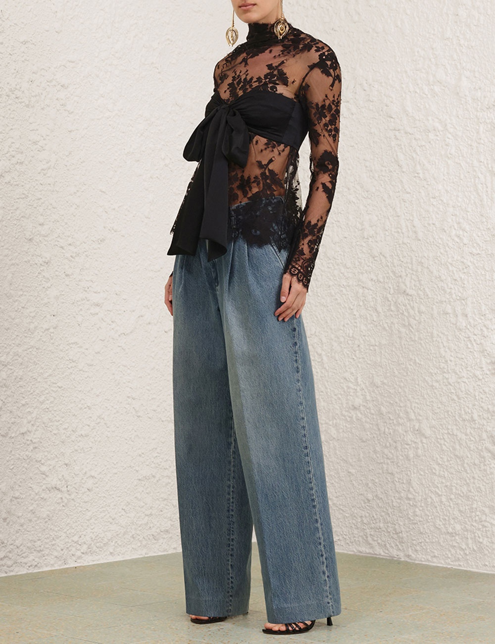 ILLUSTRATION LACE BOW BODICE - 8