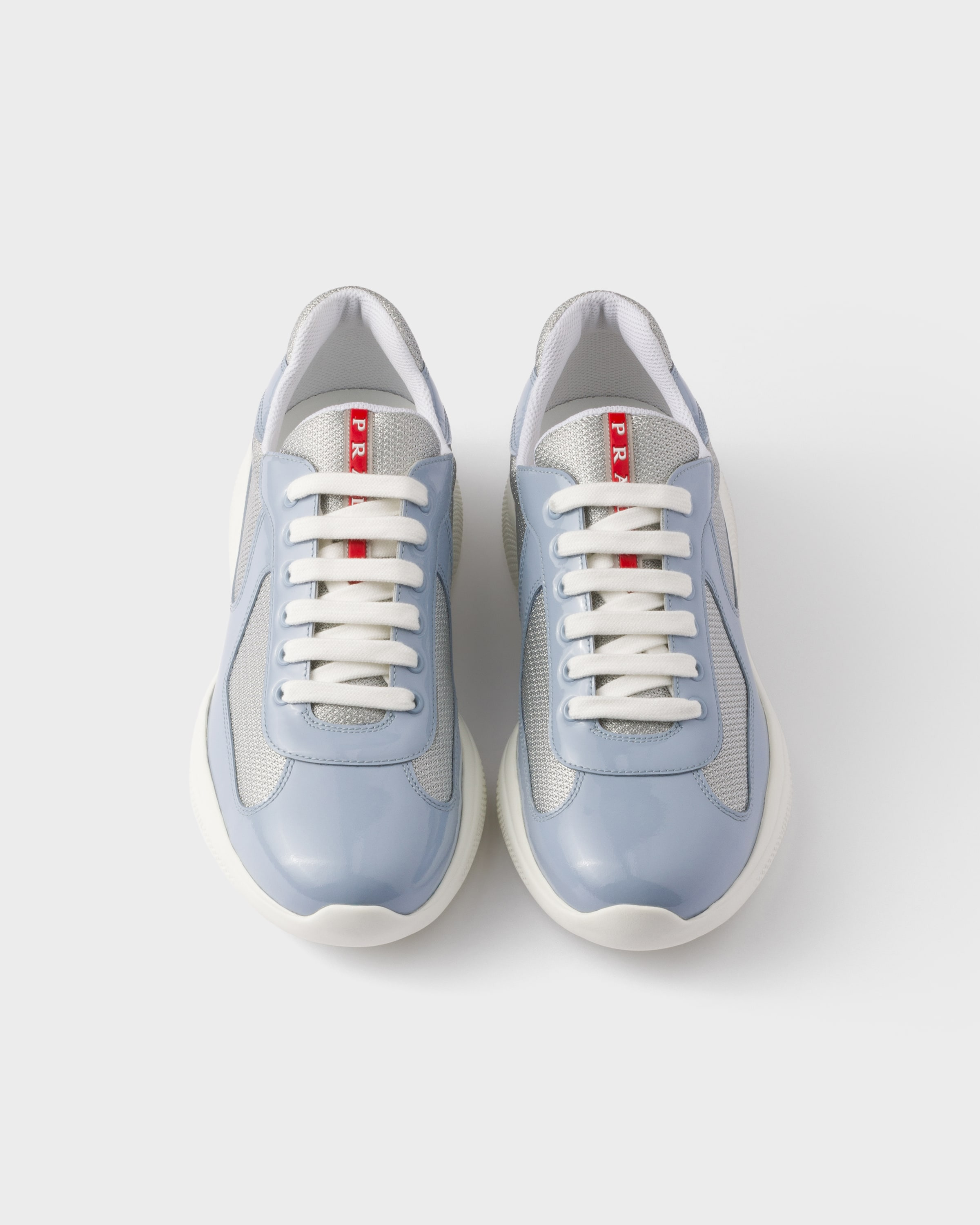 Patent leather and technical fabric Prada America's Cup sneakers - 3