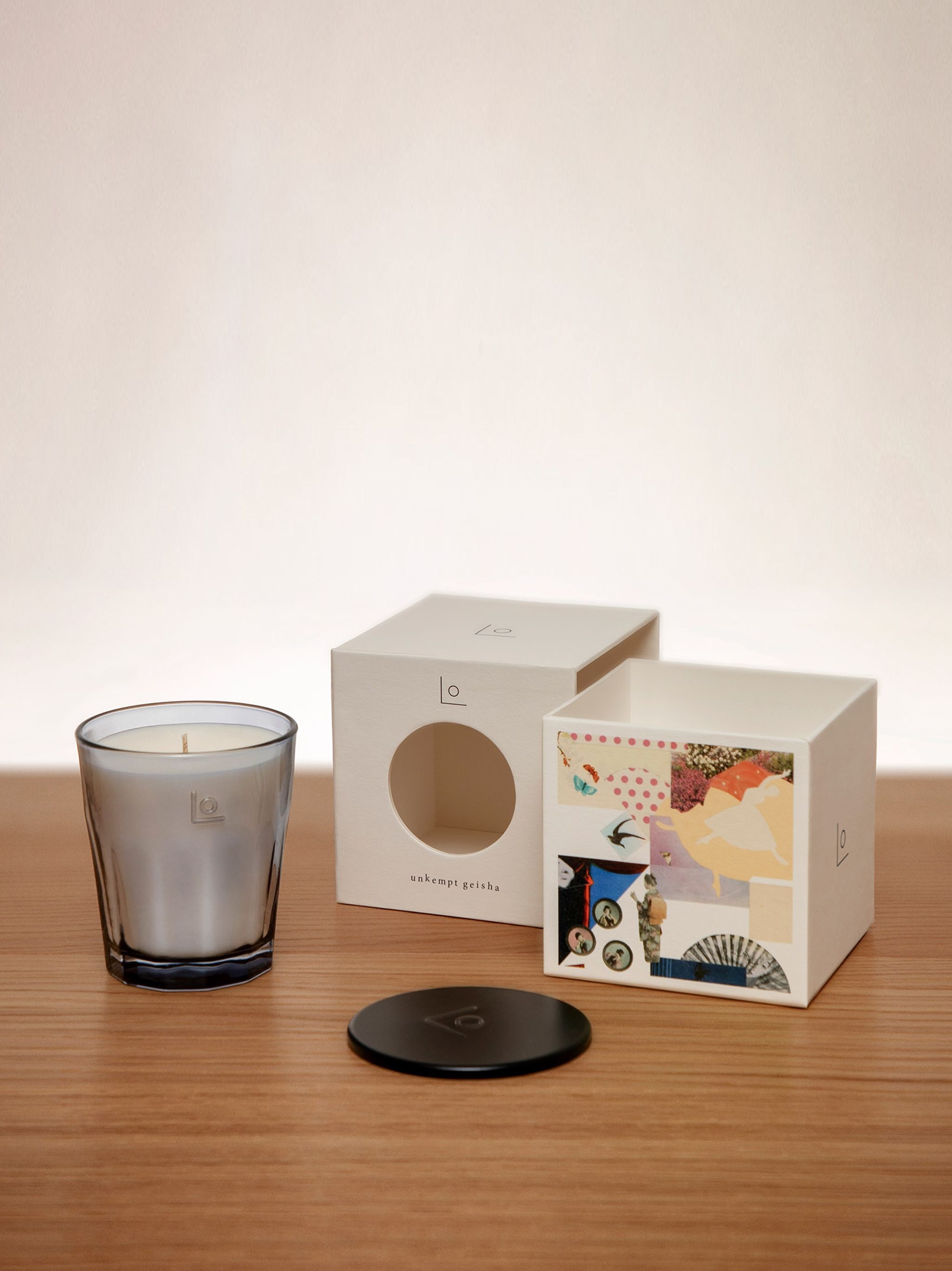 LO STUDIO UNKEMPT GEISHA SCENTED CANDLE - 2