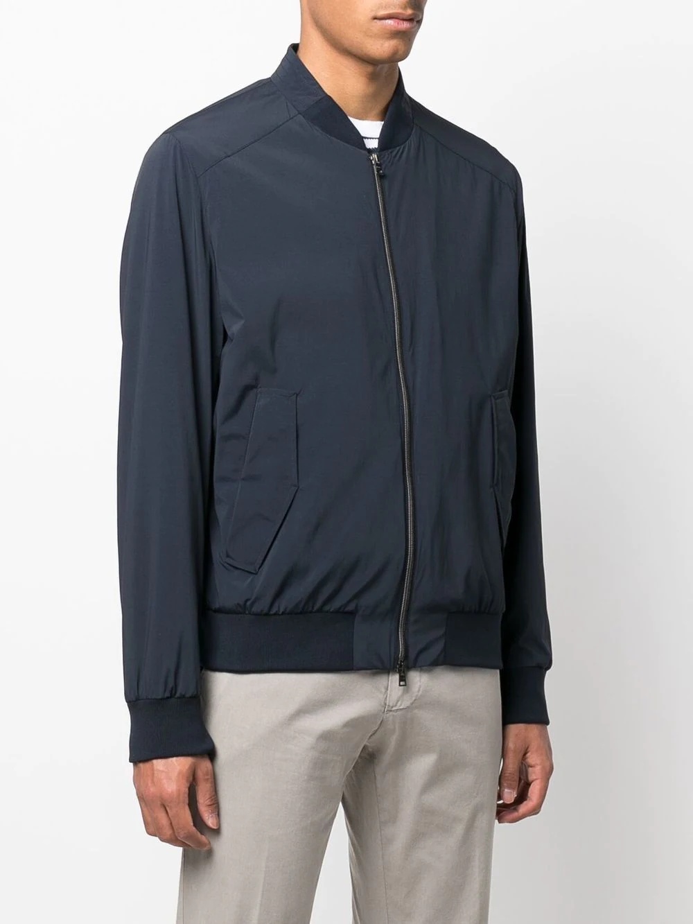 zipped-up fastening bomber jacket - 3