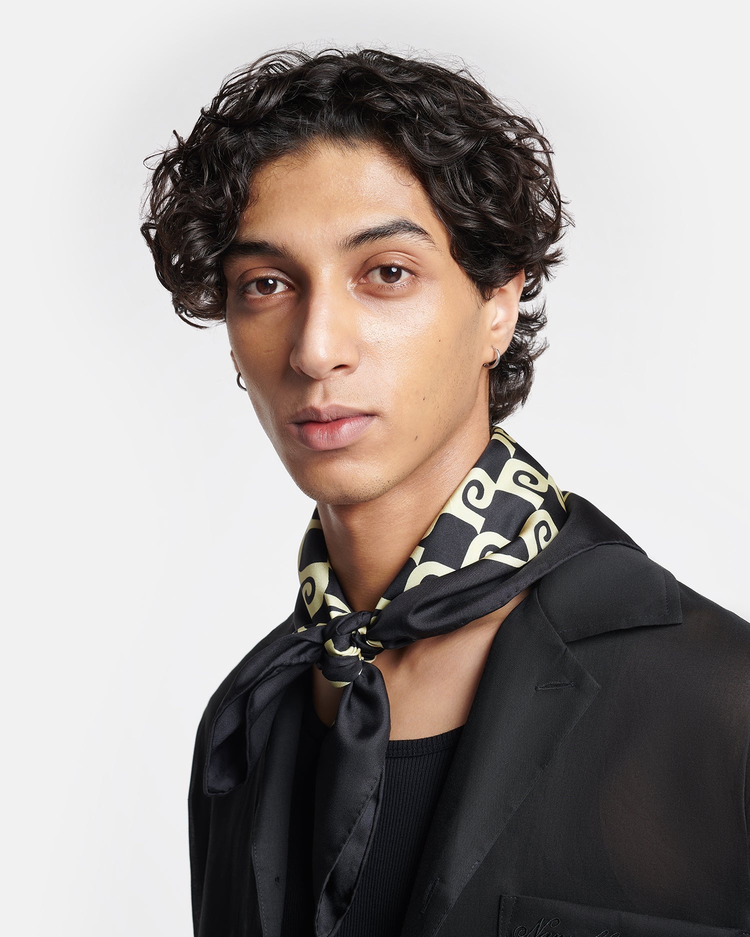 Printed Silk Scarf - 2