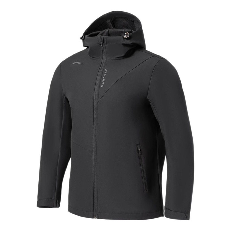 Li-Ning 스포츠 후드 Windbreaker '블랙' AFDS005-1 - 1