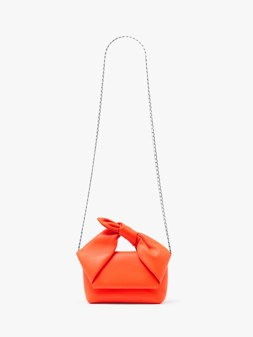 MEDIUM BOW TWISTER - LEATHER TOP HANDLE BAG - 5