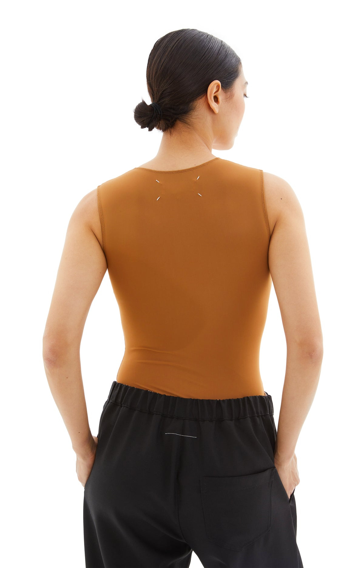 CLASSIC JERSEY BODYSUIT (CARAMEL) - 3