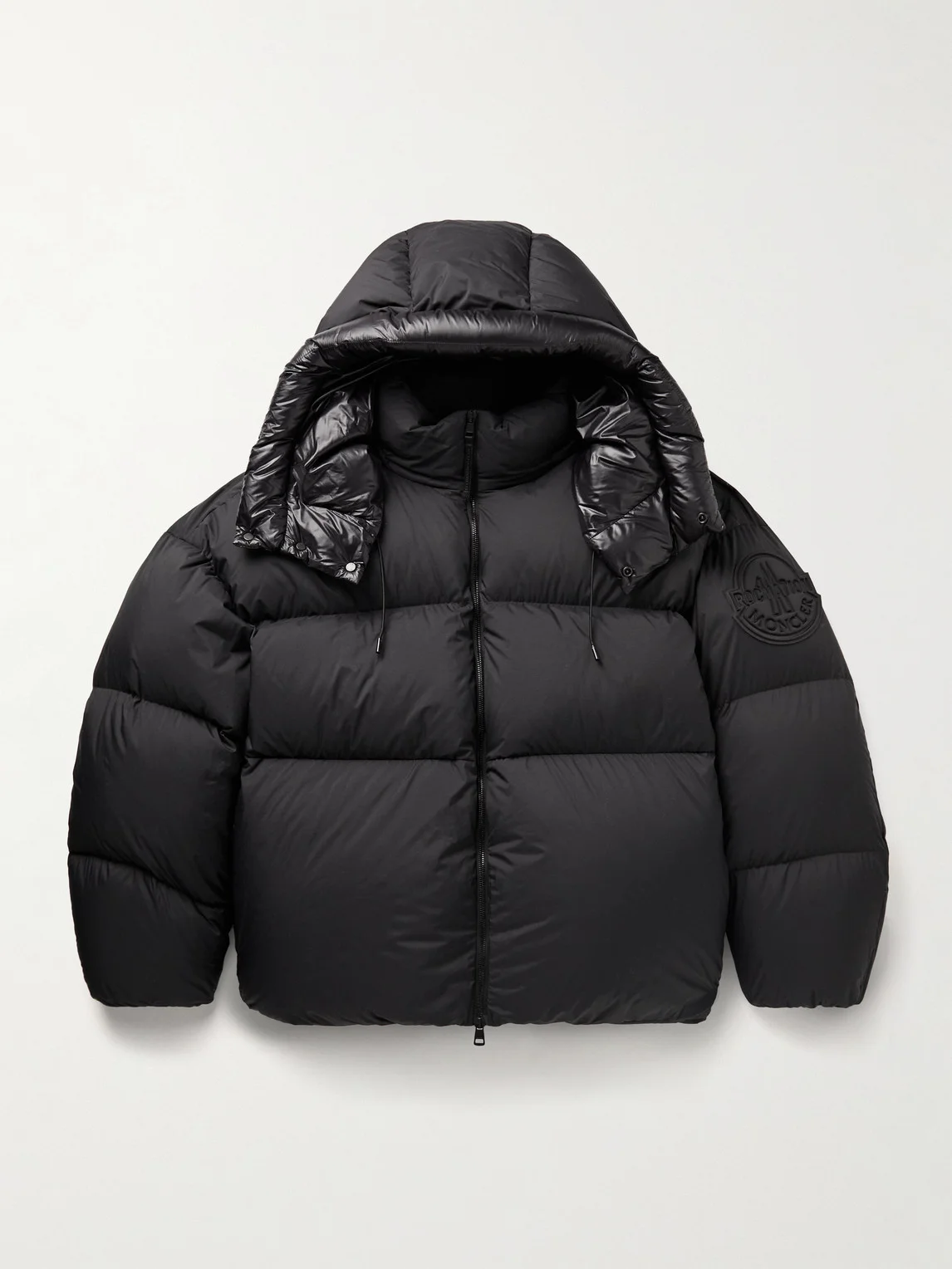 Roc Nation by Jay-Z Antila Logo-Appliquéd Quilted Shell Hooded Down Jacket - 1