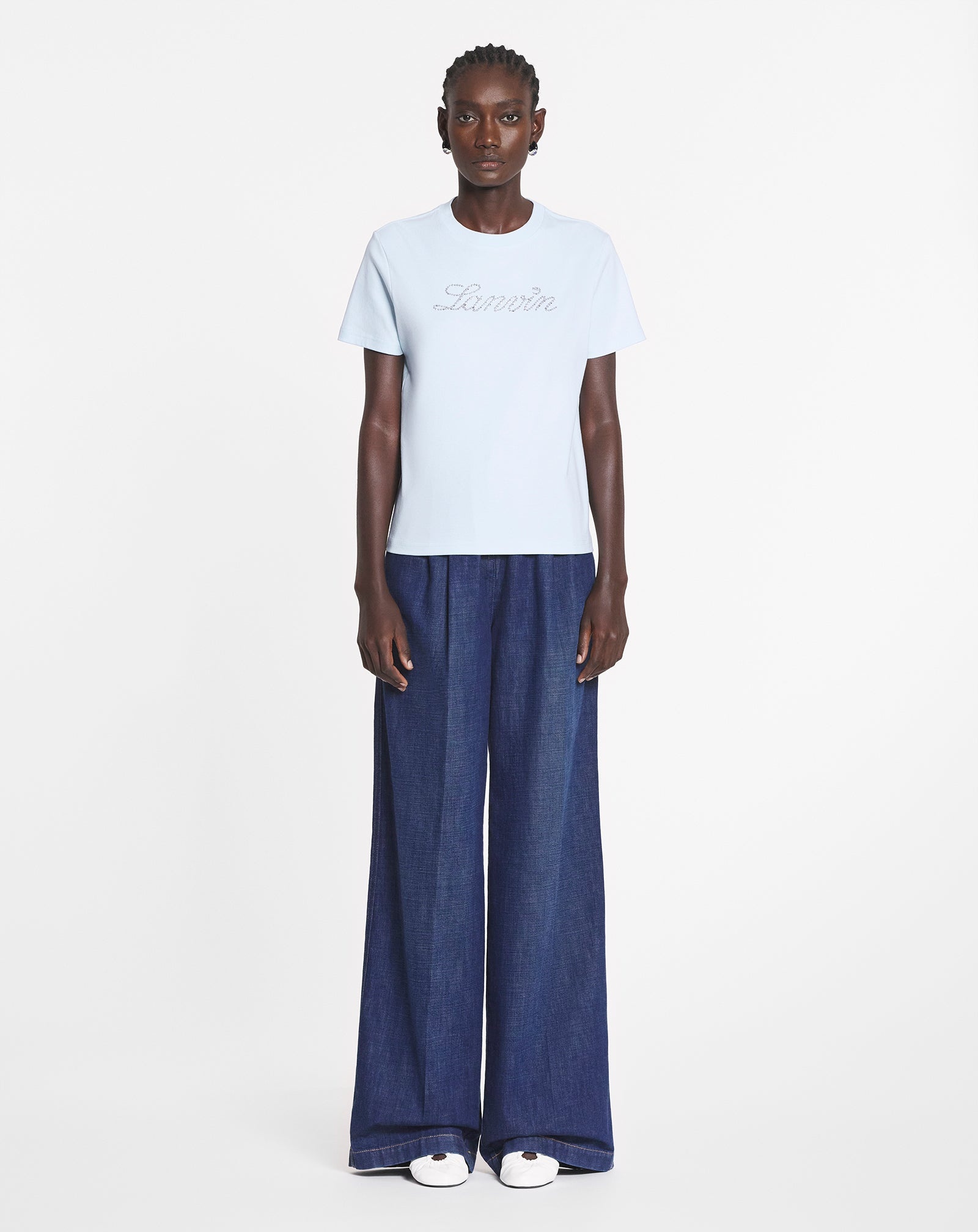 LANVIN EMBROIDERED SEQUIN T-SHIRT - 2