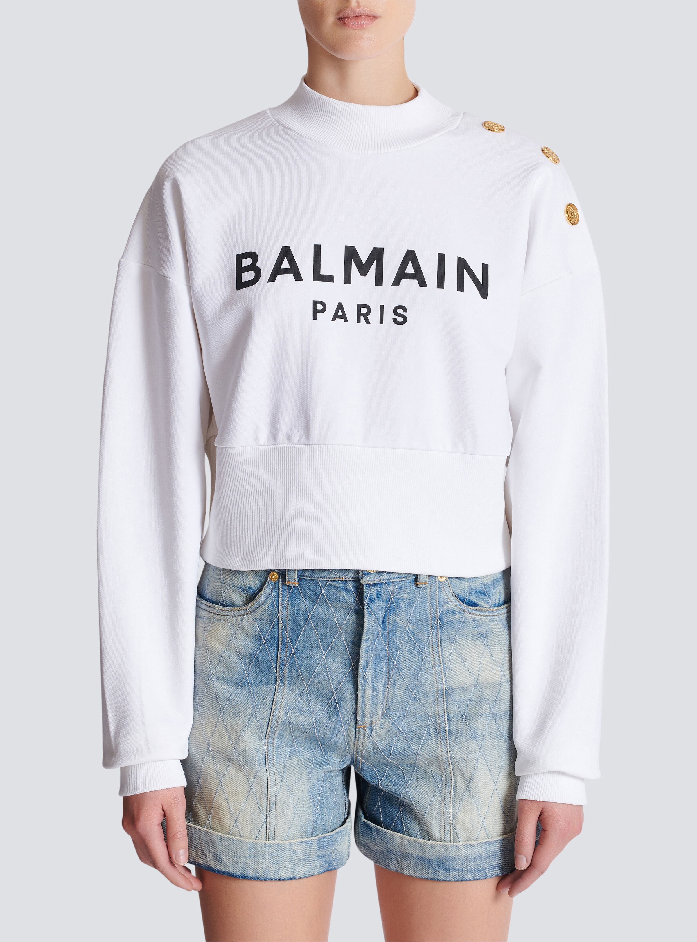 Printed Balmain Paris sweatshirt - 5